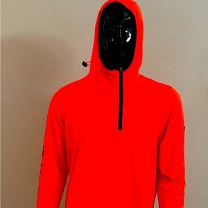 Orange SuperDry Sport nylon pull over